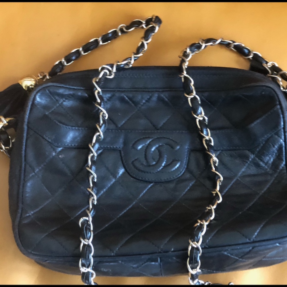 Chanel Handbag - Quilted Tassel Camera